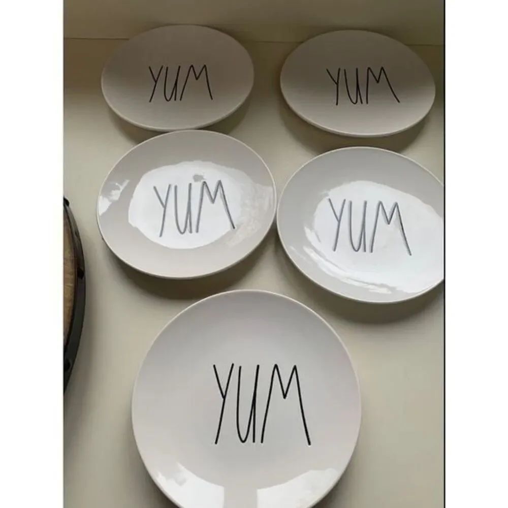 Rae Dunn Yum Plates